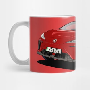 MG4 EV in Dynamic Red Mug